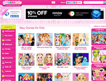 Tablet Screenshot of girlgames4u.com